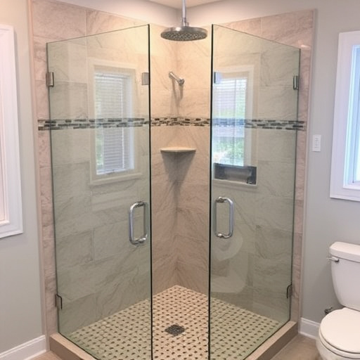 royal oak michigan glass shower door installation,custom glass shower door installation,glass shower door installation royal oak mi
