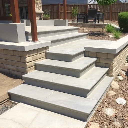 Concrete step construction process toledo,Residential concrete steps,Commercial concrete step construction