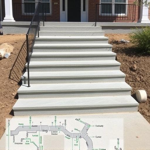 Concrete step construction process toledo,Residential concrete steps,Commercial concrete step construction