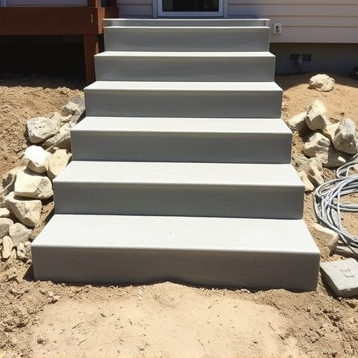 Concrete step construction process toledo,Residential concrete steps,Commercial concrete step construction