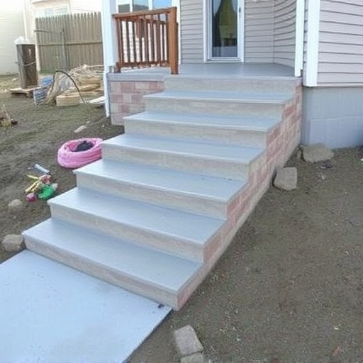 Concrete step construction process toledo,Residential concrete steps,Commercial concrete step construction