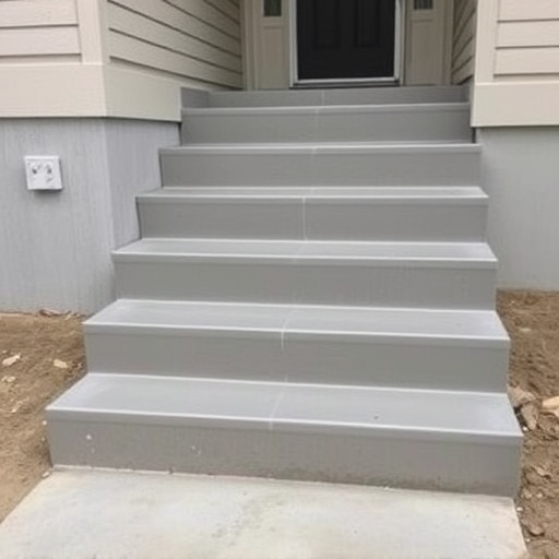 Concrete step construction process toledo,Residential concrete steps,Commercial concrete step construction