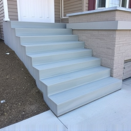 Concrete step construction process toledo,Residential concrete steps,Commercial concrete step construction