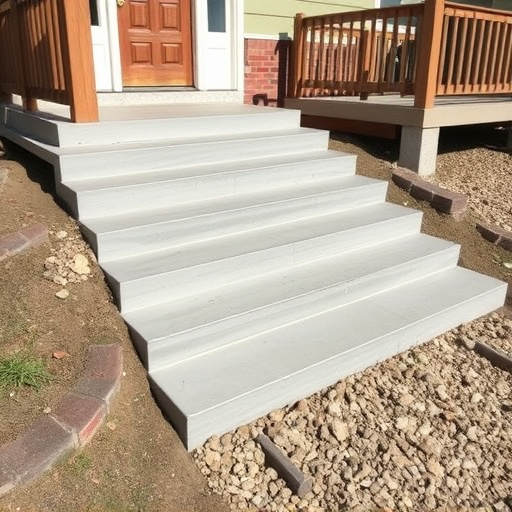 Concrete step construction process toledo,Residential concrete steps,Commercial concrete step construction