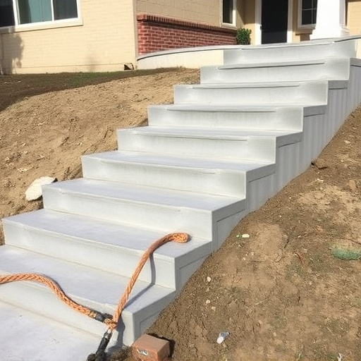 Concrete step construction process toledo,Residential concrete steps,Commercial concrete step construction