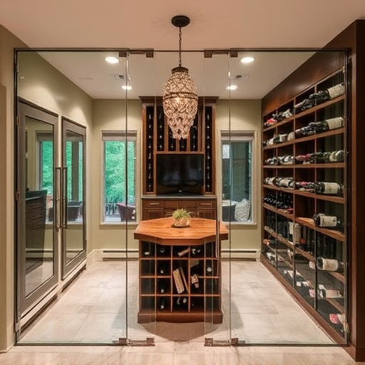 custom glass for wine rooms lake Orion Michigan,custom glass for wine room designs,frameless glass for wine rooms