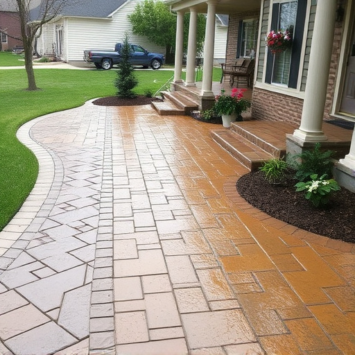 Decorative concrete techniques Oak Harbor Ohio,Benefits of decorative concrete,Stamped decorative concrete