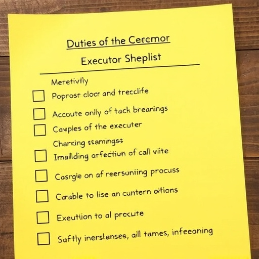 executor services for trusts and wills palo alto california,duties of an executor,executor responsibilities checklist