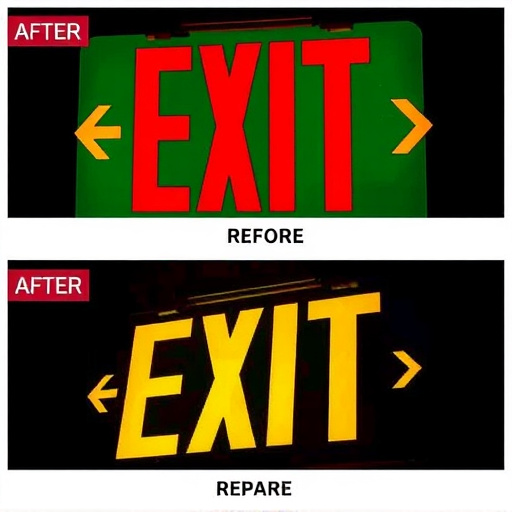 Exit Sign Repair Fayetteville,certified exit sign inspection and repair services,affordable led exit sign repair solution