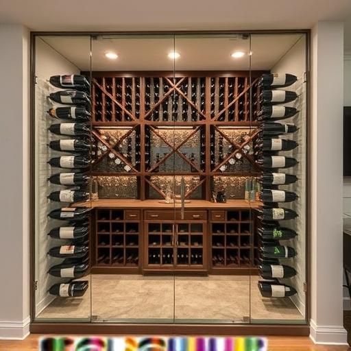 frameless glass wine enclosures lake Orion Michigan,custom wine storage solutions,frameless glass wine racks