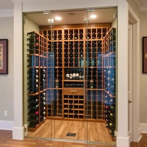 frameless glass wine enclosures lake Orion Michigan,custom wine storage solutions,frameless glass wine racks
