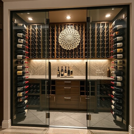 frameless glass wine enclosures lake Orion Michigan,custom wine storage solutions,frameless glass wine racks
