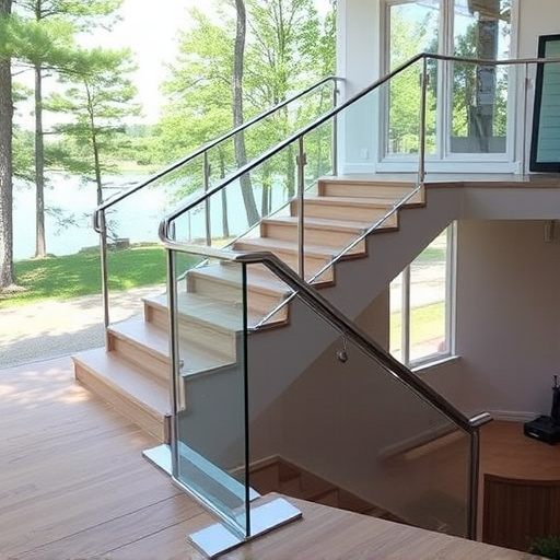 glass railings for homes lake Orion Michigan,glass railing designs for homes,frameless glass railings