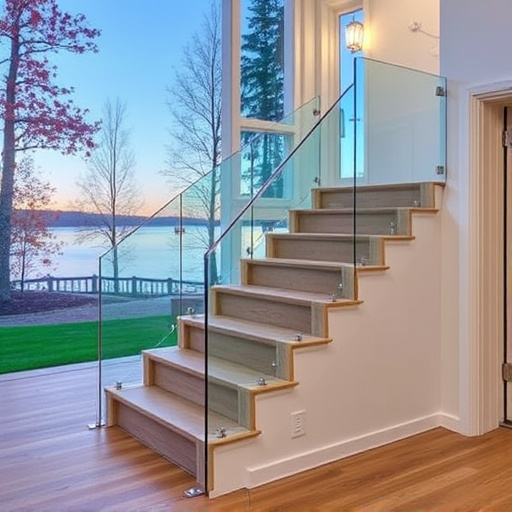 glass railings for homes lake Orion Michigan,glass railing designs for homes,frameless glass railings