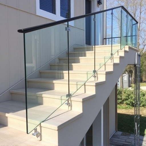 modern glass railings installation lake Orion Michigan,modern glass railings installation guide,tools needed for glass railing installation