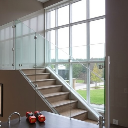 modern glass railings installation lake Orion Michigan,modern glass railings installation guide,tools needed for glass railing installation