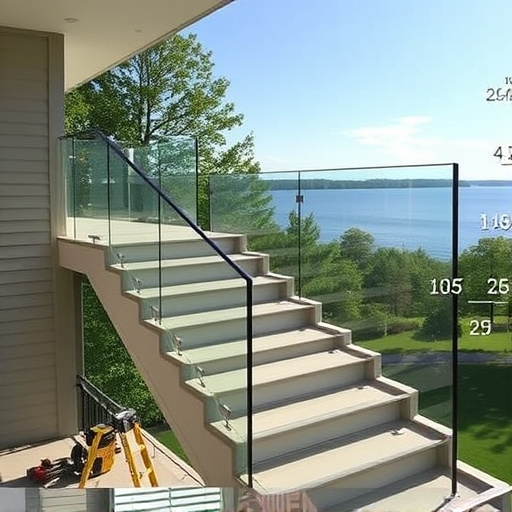 modern glass railings installation lake Orion Michigan,modern glass railings installation guide,tools needed for glass railing installation