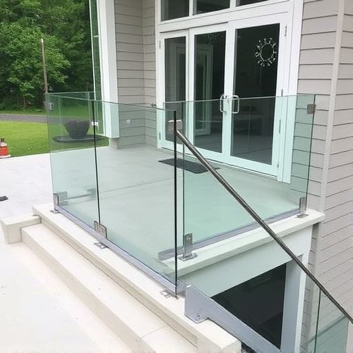 modern glass railings installation lake Orion Michigan,modern glass railings installation guide,tools needed for glass railing installation