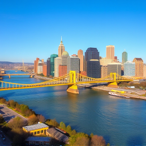 Pittsburgh Pennsylvania city skyline,Pittsburgh Pennsylvania riverside attractions,Things to do in Pittsburgh Pennsylvania
