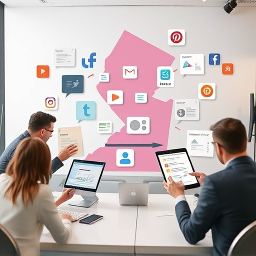 social media strategy development New Jersey, content calendar creation, platform-specific campaign planning