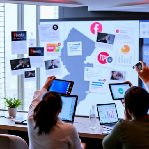 social media strategy development New Jersey, content calendar creation, platform-specific campaign planning