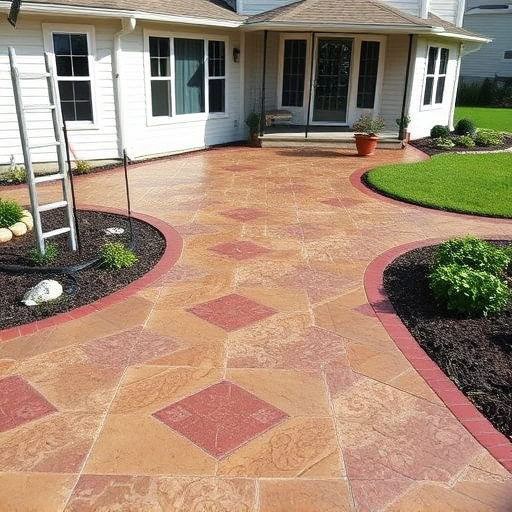Stamped concrete patterns Oak Harbor Ohio,Stamped concrete installation process,Benefits of stamped concrete
