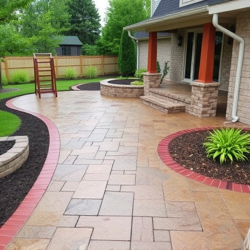 Stamped concrete patterns Oak Harbor Ohio,Stamped concrete installation process,Benefits of stamped concrete