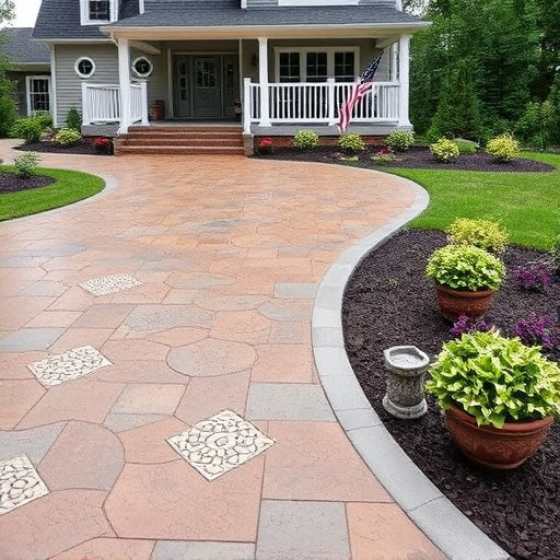 Stamped concrete patterns Oak Harbor Ohio,Stamped concrete installation process,Benefits of stamped concrete