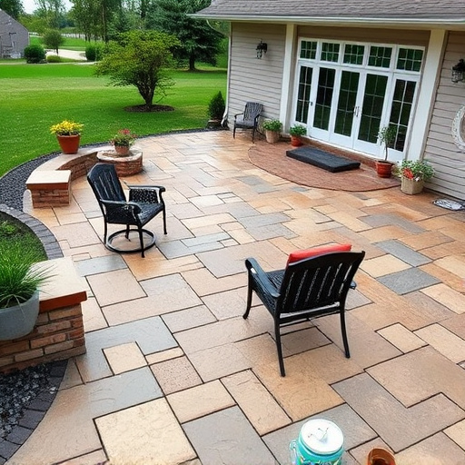 Stamped patio design ideas Oak Harbor Ohio,Benefits of stamped patios,Stamped patio installation process