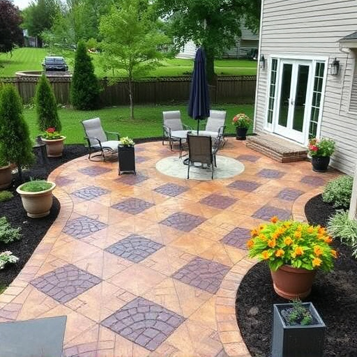 Stamped patio design ideas Oak Harbor Ohio,Benefits of stamped patios,Stamped patio installation process