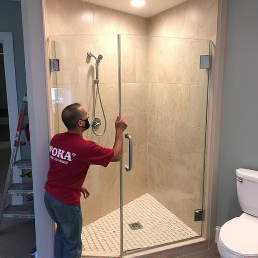 swinging glass shower door installation lake Orion Michigan,swinging glass shower door installation steps,tools required for swinging shower door installation