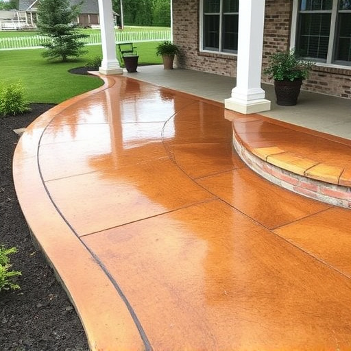 Concrete staining services Oak Harbor Ohio,Benefits of concrete staining,Acid-stained concrete