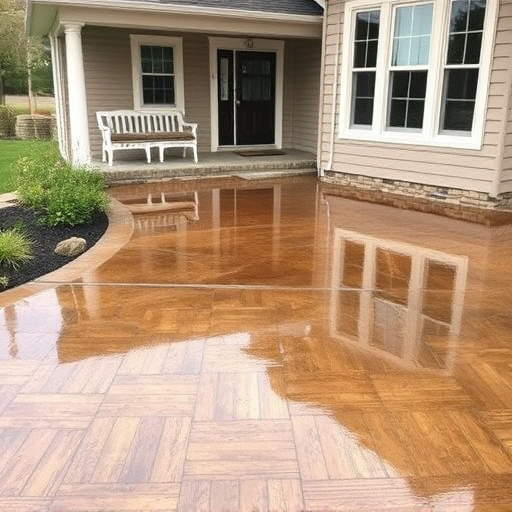 Concrete staining services Oak Harbor Ohio,Benefits of concrete staining,Acid-stained concrete