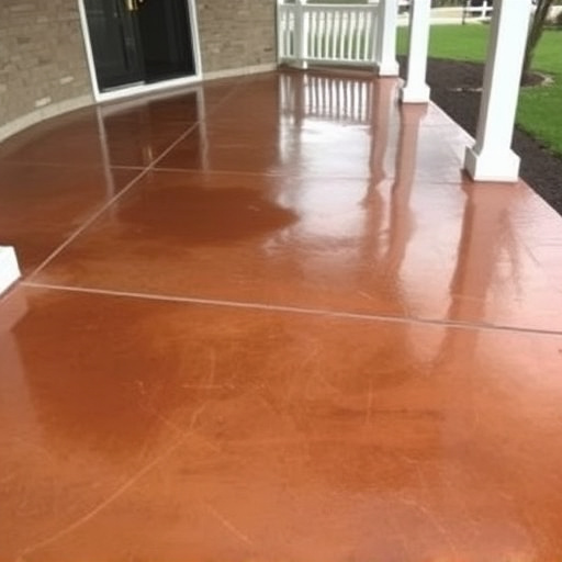 Concrete staining services Oak Harbor Ohio,Benefits of concrete staining,Acid-stained concrete