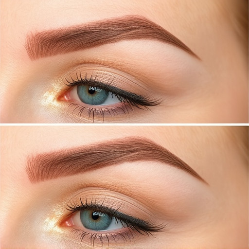 powder brow shading technique toledo,ombre powder brows,powder brow healing process