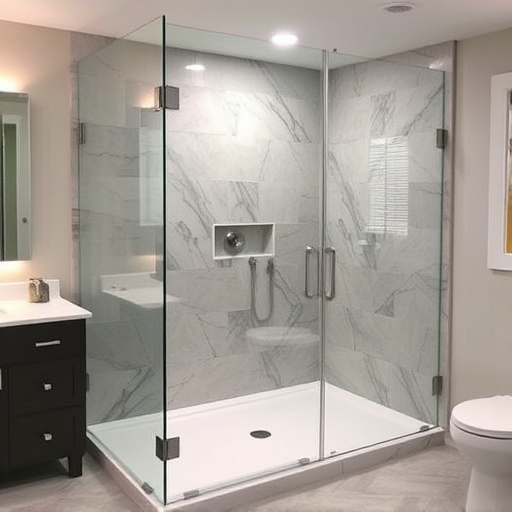 custom glass for modern bathrooms toledo,frameless shower doors,glass shower enclosures