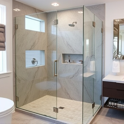 custom glass for modern bathrooms toledo,frameless shower doors,glass shower enclosures