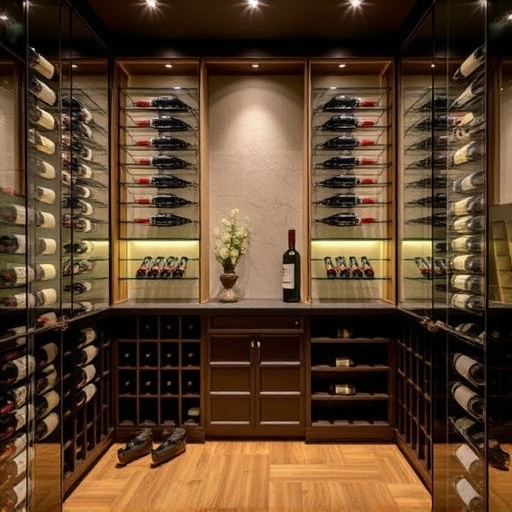 custom glass wine room toledo,custom glass wine room designs,glass types for wine rooms